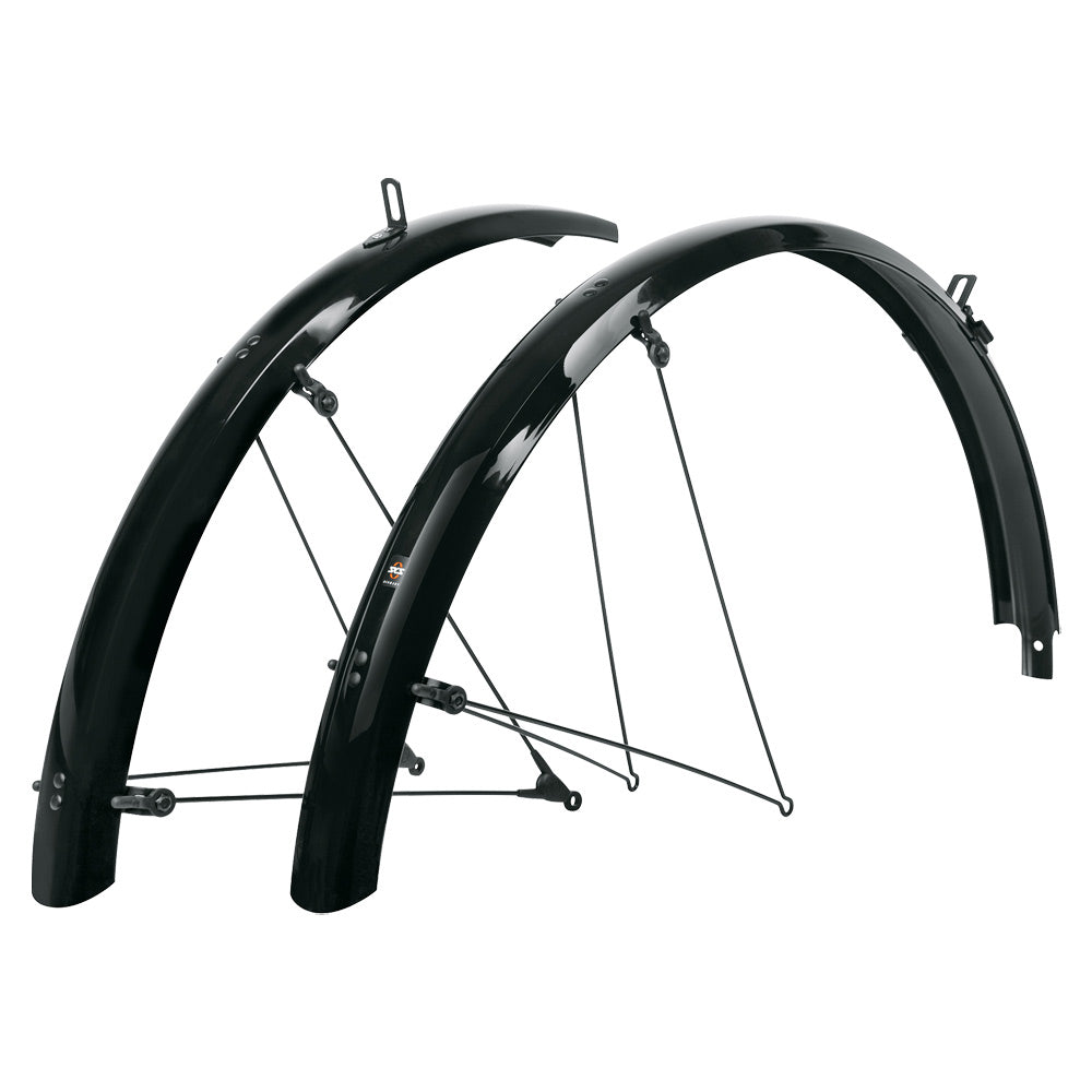 SKS B53 Bluemels Full Coverage Fender Set - 53mm 26 x 1-1.9" Black