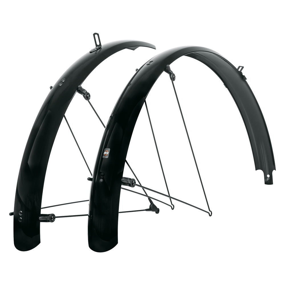SKS B60 Bluemels Full Coverage Fender Set - 60mm 26 x 1.6-2.1" Black