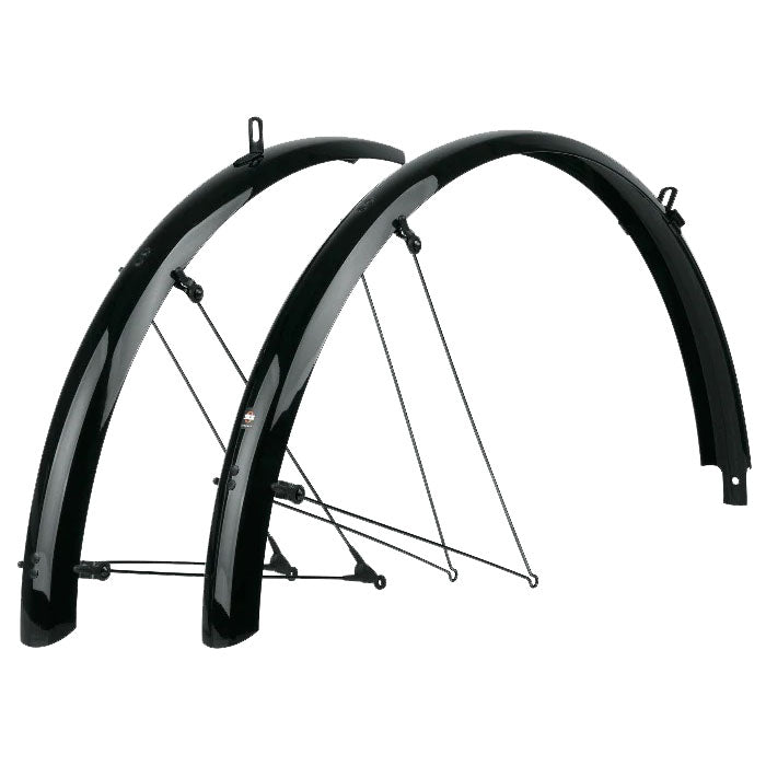 SKS B55 Bluemels Full Coverage Fender Set - 55mm 700 x 38-47 Black