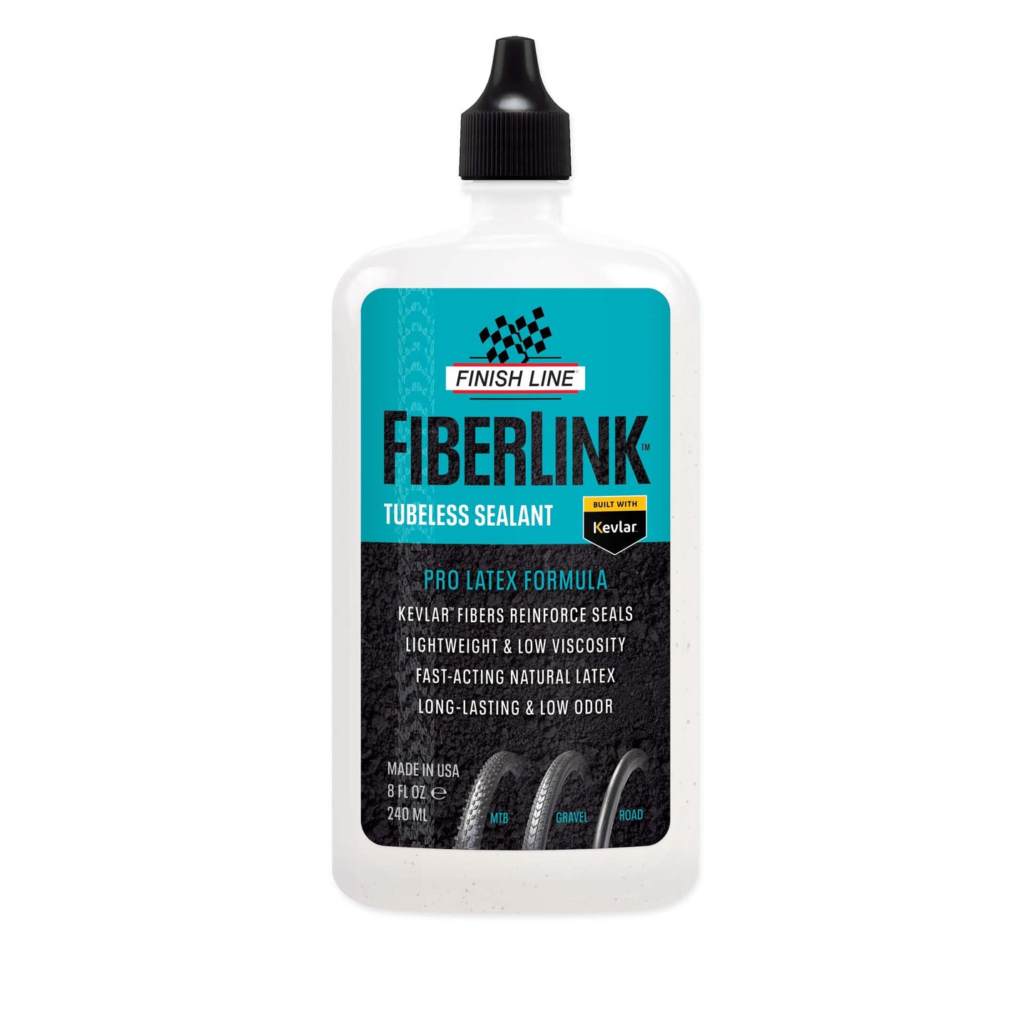 Finish Line FiberLink Tubeless Tire Sealant - 8oz Drip