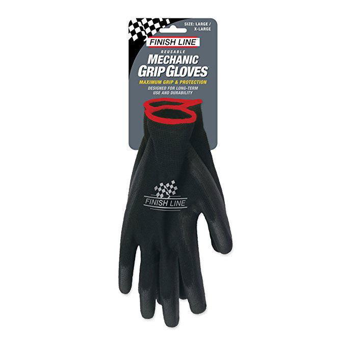 Finish Line Mechanic's Grip Gloves LG/XL