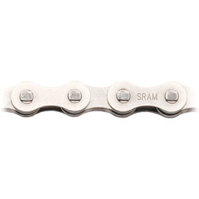 SRAM PC-1 Chain - Single Speed 1/2" x 1/8" 114 Links Silver