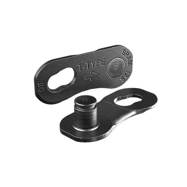 SRAM Eagle T-Type PowerLock Flattop Connector Link - 12-Speed For Eagle T-Type Flattop Chain Only BLK 4 Pack