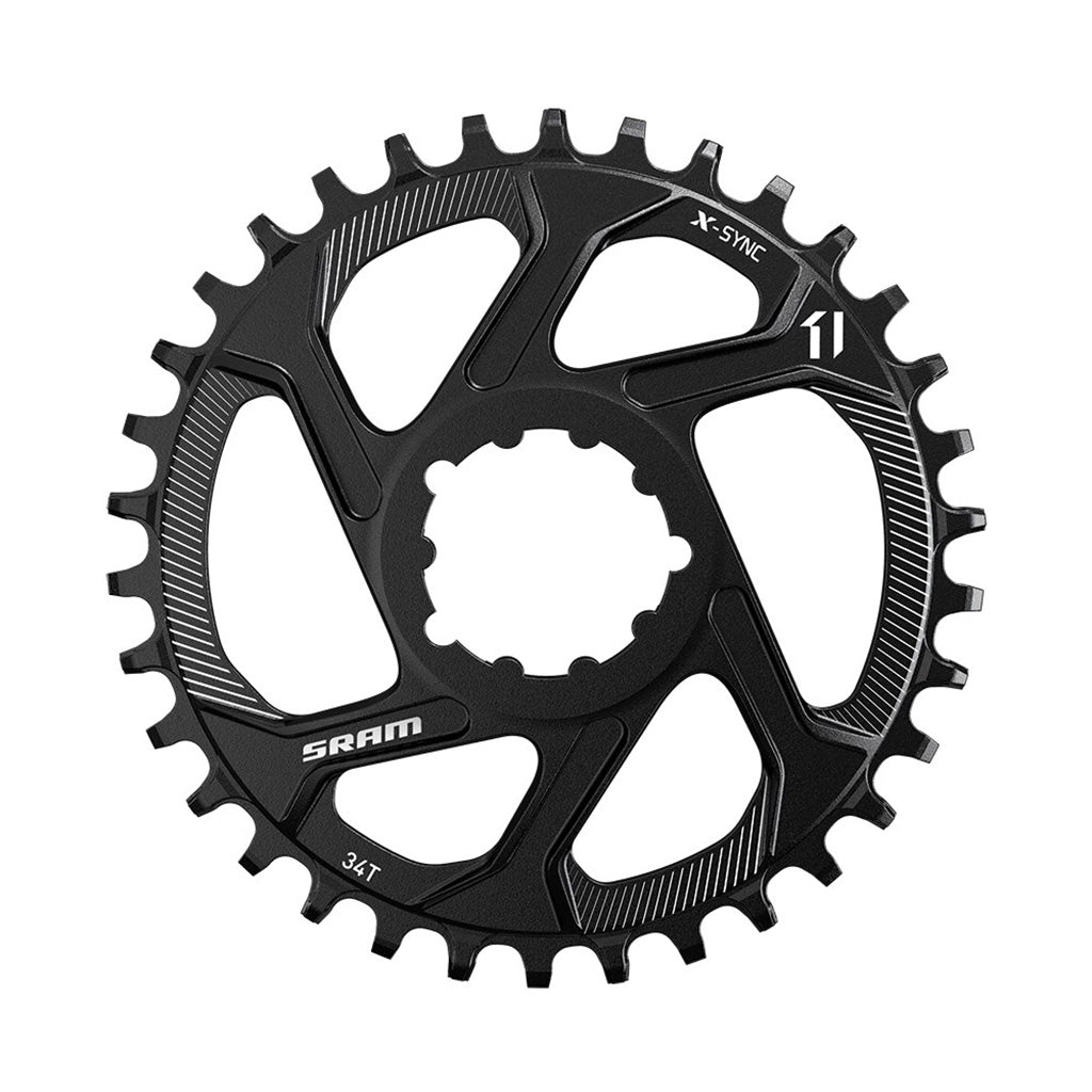 SRAM X-Sync Direct Mount Chainring - 28 Tooth 3mm Boost Offset 11-Speed BLK
