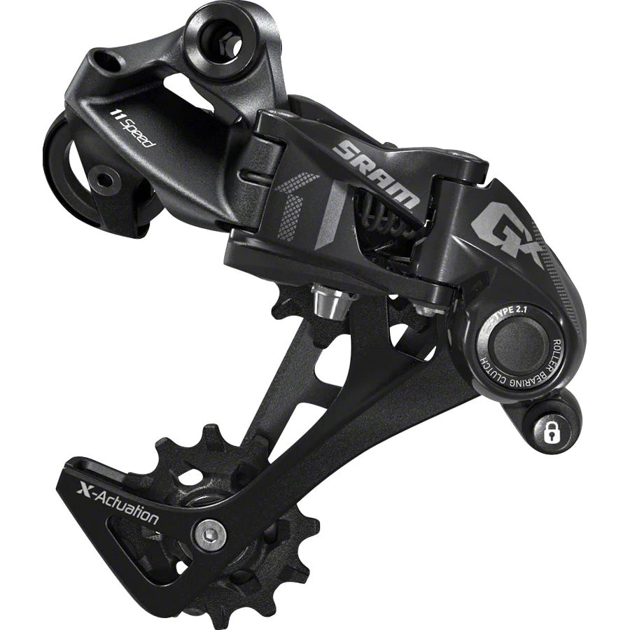 SRAM GX Rear Derailleur - 11 Speed Long Cage Black 1x With Clutch
