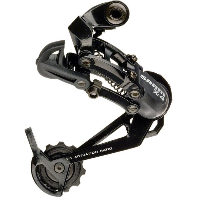 SRAM X4 Rear Derailleur - 789 Speed Long Cage Black