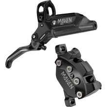 SRAM Maven Silver Disc Brake Lever - Rear Post Mount 4-Piston Aluminum Lever SS Hardware BLK A1