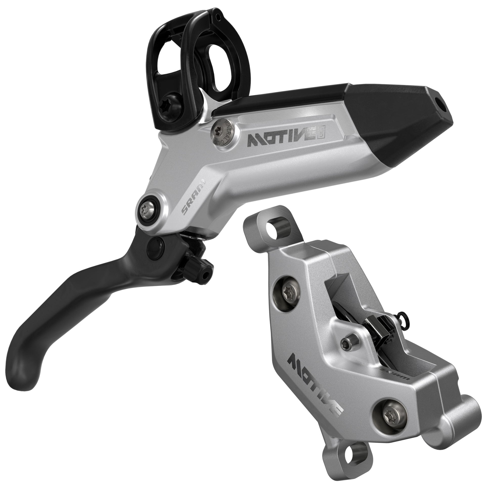 SRAM Motive Ultimate Disc Brake Lever - Front 950mm Hose Post Mount 4-Piston Aluminum Lever Body Carbon Blade BLK/Silver A1