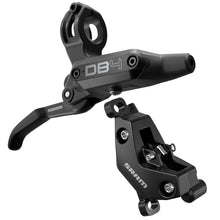 SRAM DB4 Disc Brake Lever - Right Front Rear 2000mm Hose Post Mount 4-Piston Aluminum Lever Diffusion BLK A1