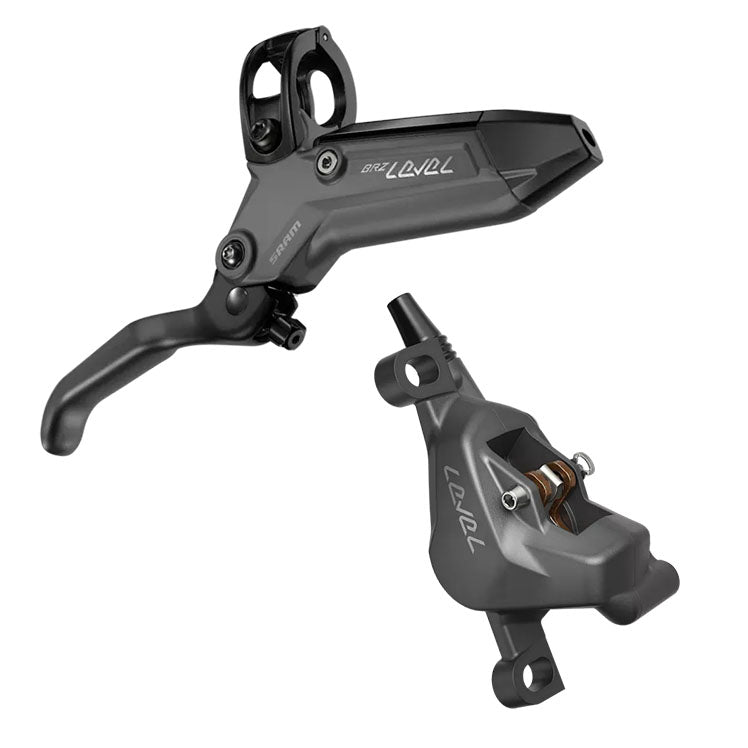 SRAM Level Bronze Stealth Disc Brake Lever - Front Post Mount 2-Piston Aluminum Lever SS Hardware Dark Polar C1