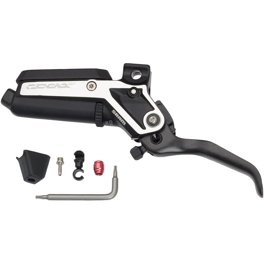 SRAM Code Ultimate Stealth Disc Brake Lever Assembly - Carbon Lever Blade BLK/Silver C1