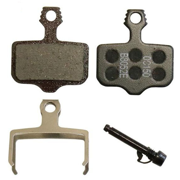 SRAM Disc Brake Pads - Organic Compound Steel Backed Quiet For Level DB Elixir 2-Piece Road