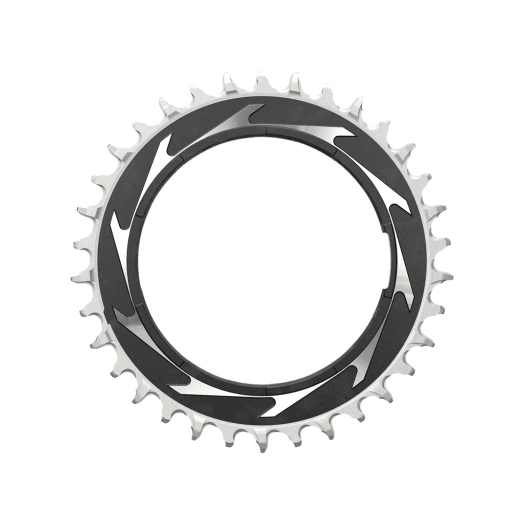 SRAM XX SL Eagle T-Type Thread Mount Chainring - 32t 12-Speed Thread Mount  For XX SL PM Spider 0mm Offset Aluminum BLK/Silver