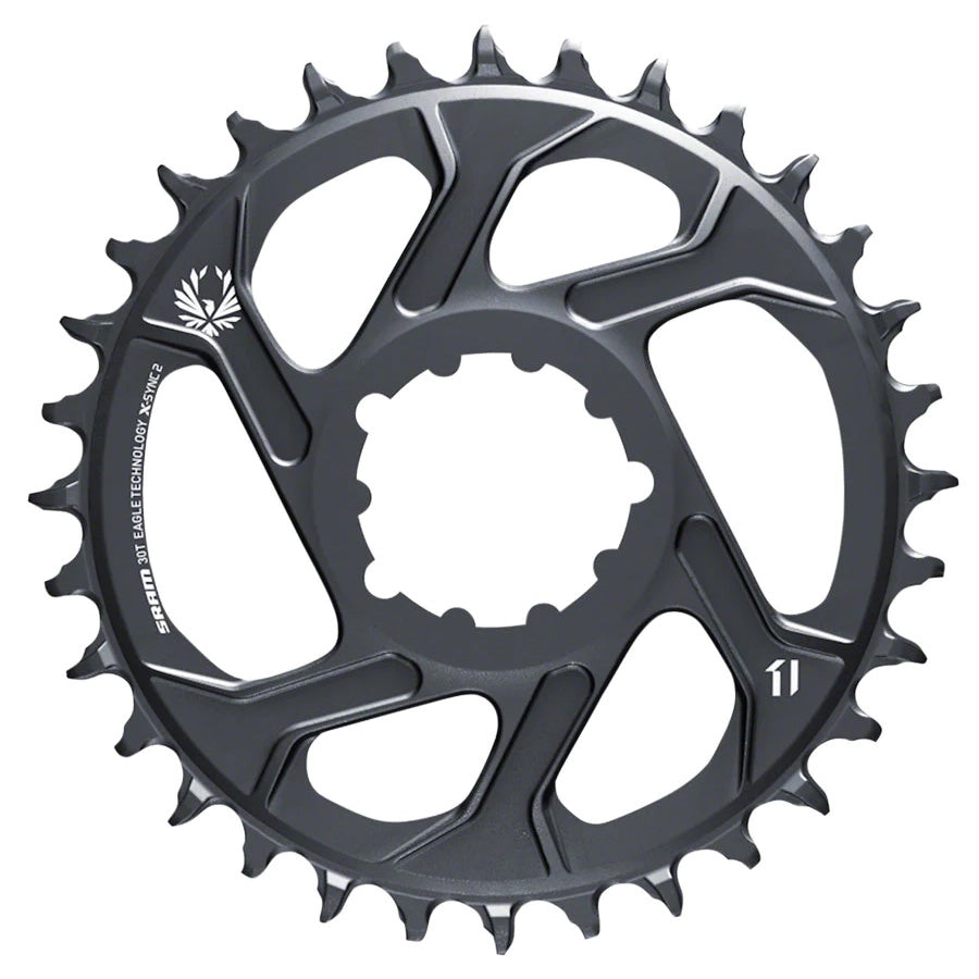 SRAM Eagle X-SYNC 2 Direct Mount Chainring - 30t Direct Mount -4mm Offset Lunar Grey