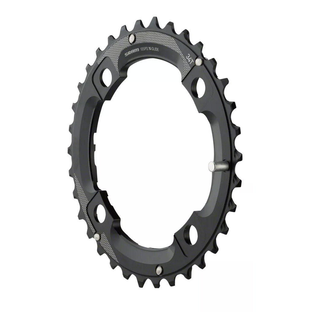 SRAM 34 Tooth 104mm BCD Outer Chainring With Medium Overshift Pin Use 22T