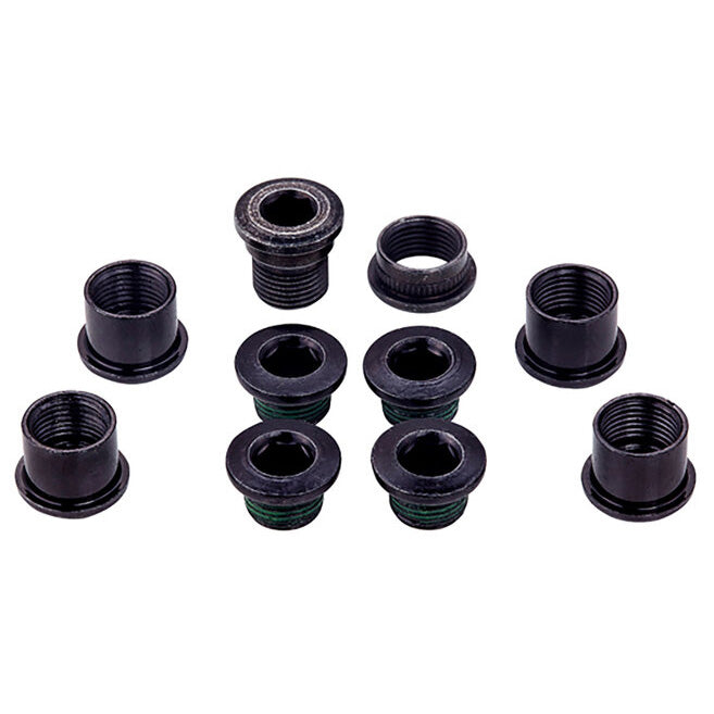 SRAM 5-Arm Hidden Bolt Road Crank Chain Ring Bolt Kit 1x Crankset Steel BLK