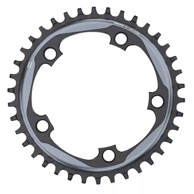 SRAM X-Sync Chainring 40 Teeth 110mm BCD Polished Grey/Matte Black