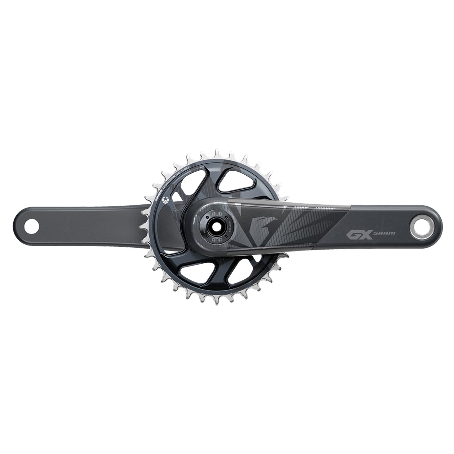 SRAM GX Eagle Carbon Boost Crankset - 170mm 12-Speed 32t Direct Mount DUB Spindle Interface Lunar