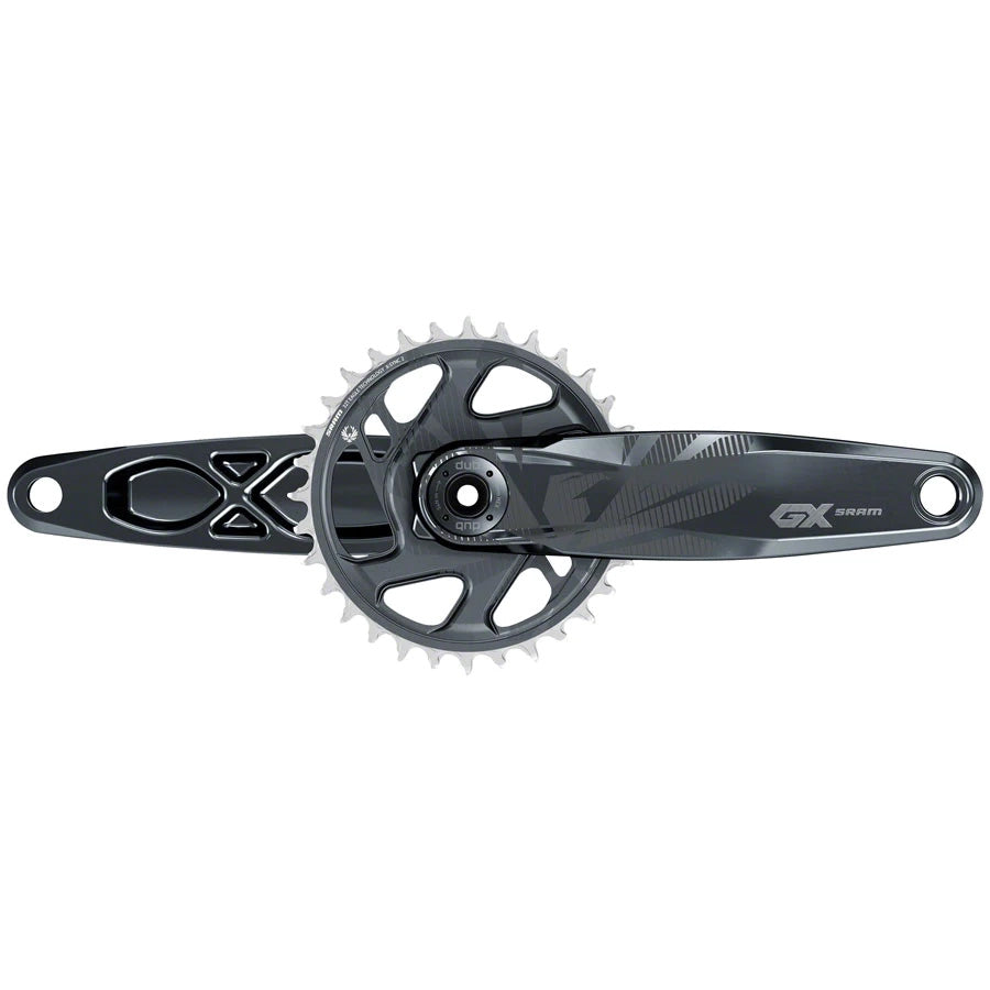 SRAM GX Eagle Crankset - 165mm 12-Speed 32t Direct Mount DUB Spindle Interface Lunar 49mm Chainline