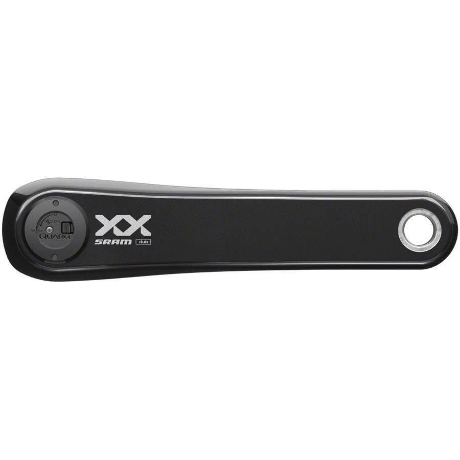 SRAM XX Eagle T-Type AXS Wide Left Crank Arm Power Meter Spindle - 175mm 12-Speed DUB Spindle Interface Carbon BLK D1