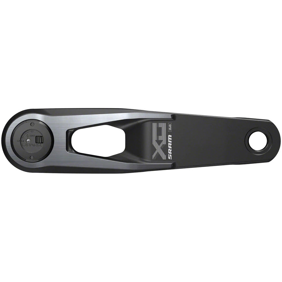 SRAM X0 Eagle T-Type AXS Wide Left Crank Arm Power Meter Spindle - 175mm 12-Speed DUB Spindle Interface BLK D1
