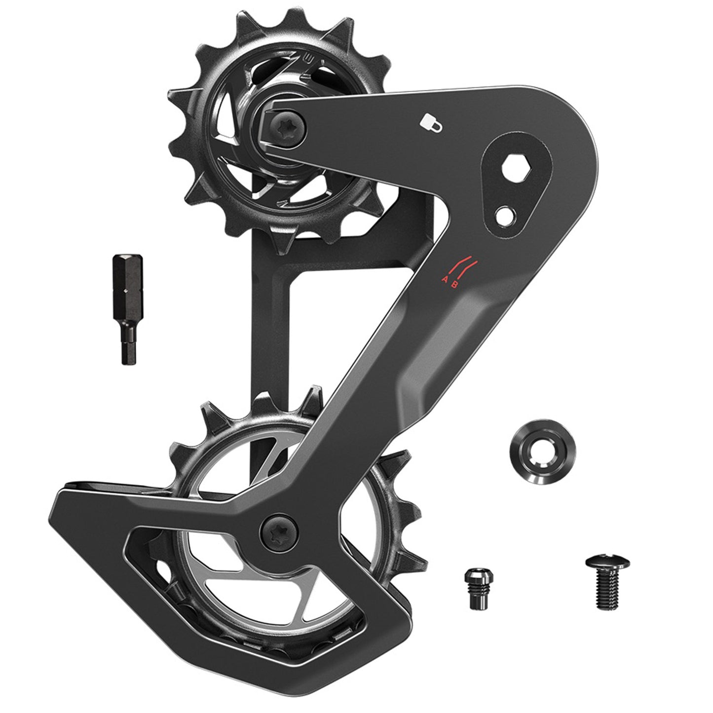 SRAM Eagle T-Type AXS Rear Derailleur Cage Kit - Compatible all Eagle T-Type Rear Derailleurs Carbon Cage
