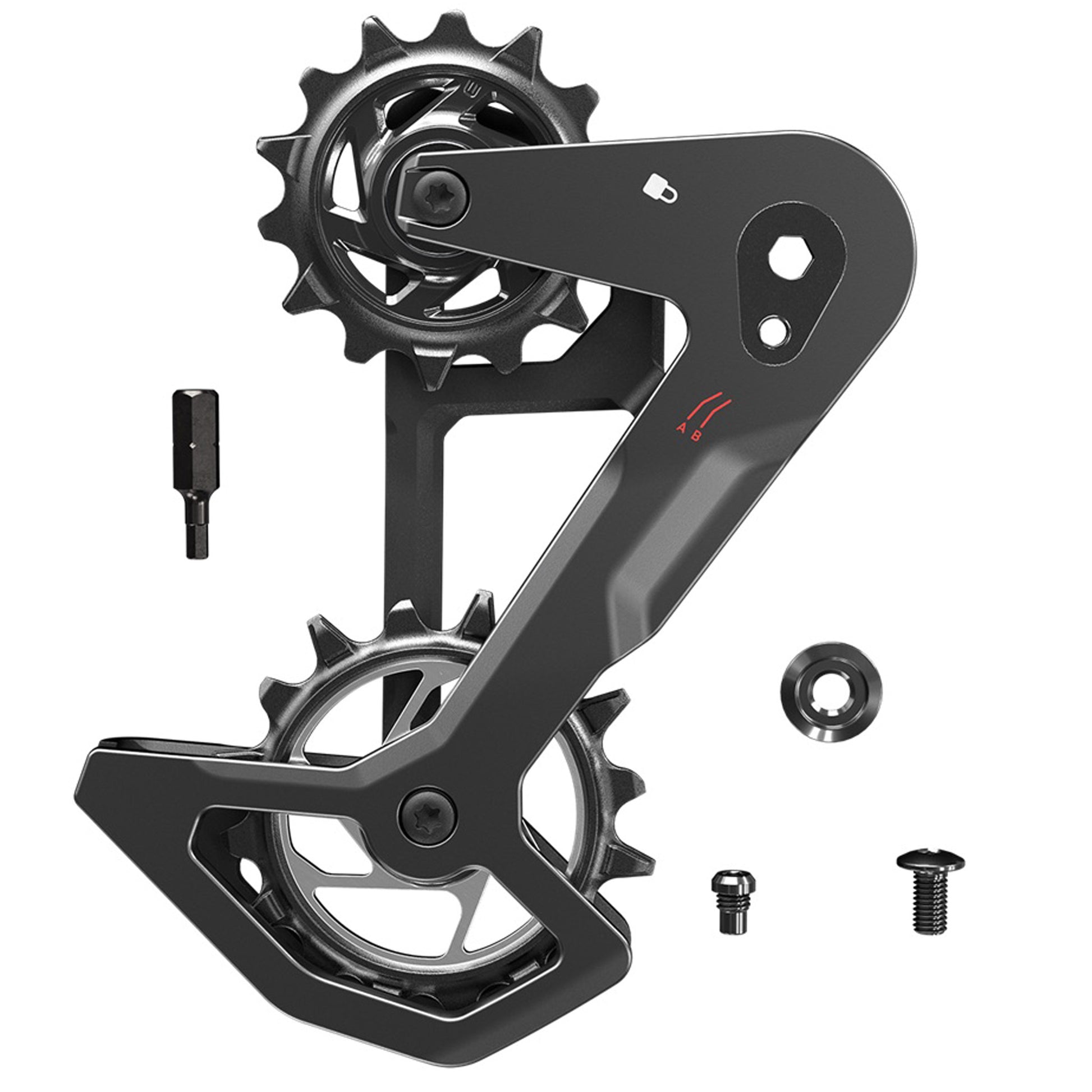 SRAM Eagle T-Type AXS Rear Derailleur Cage Kit - Compatible all Eagle T-Type Rear Derailleurs Carbon Cage