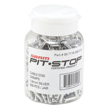 SRAM Cable End Crimps 1.8mm 500-Count Jar