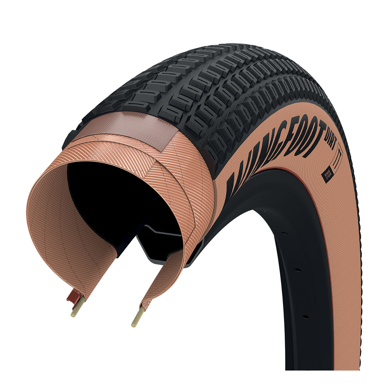 Goodyear Wingfoot Dirt Tube Type 26x2.2 Transparent