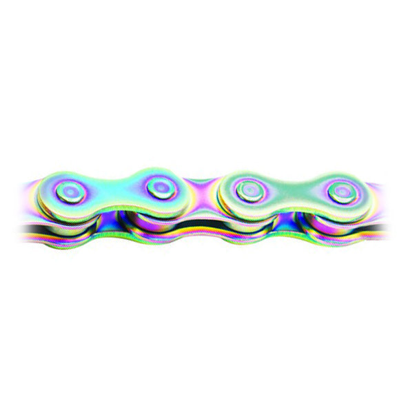 KMC Z1eHX Wide Chain - Single Speed 1/2" x 1/8" 112 Links Neo Chrome