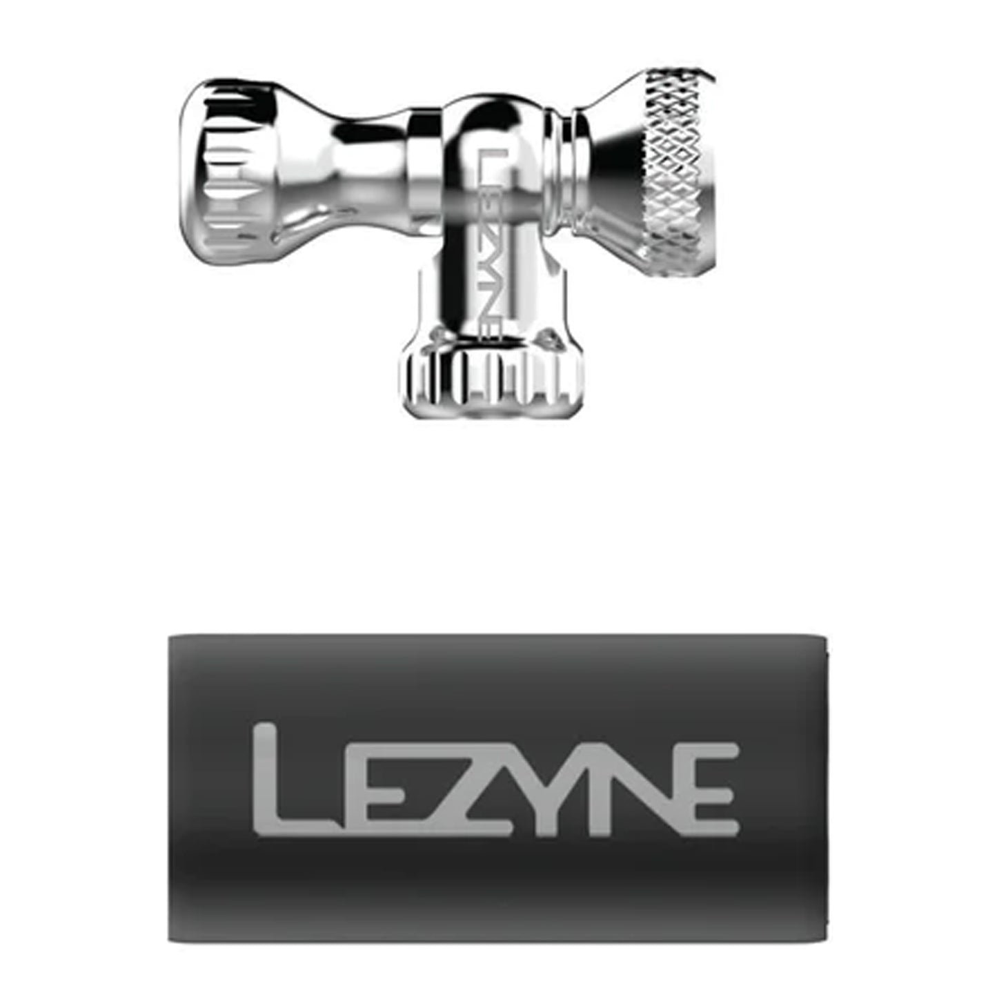 Lezyne Control Drive Co2 Slip fit head only Silver