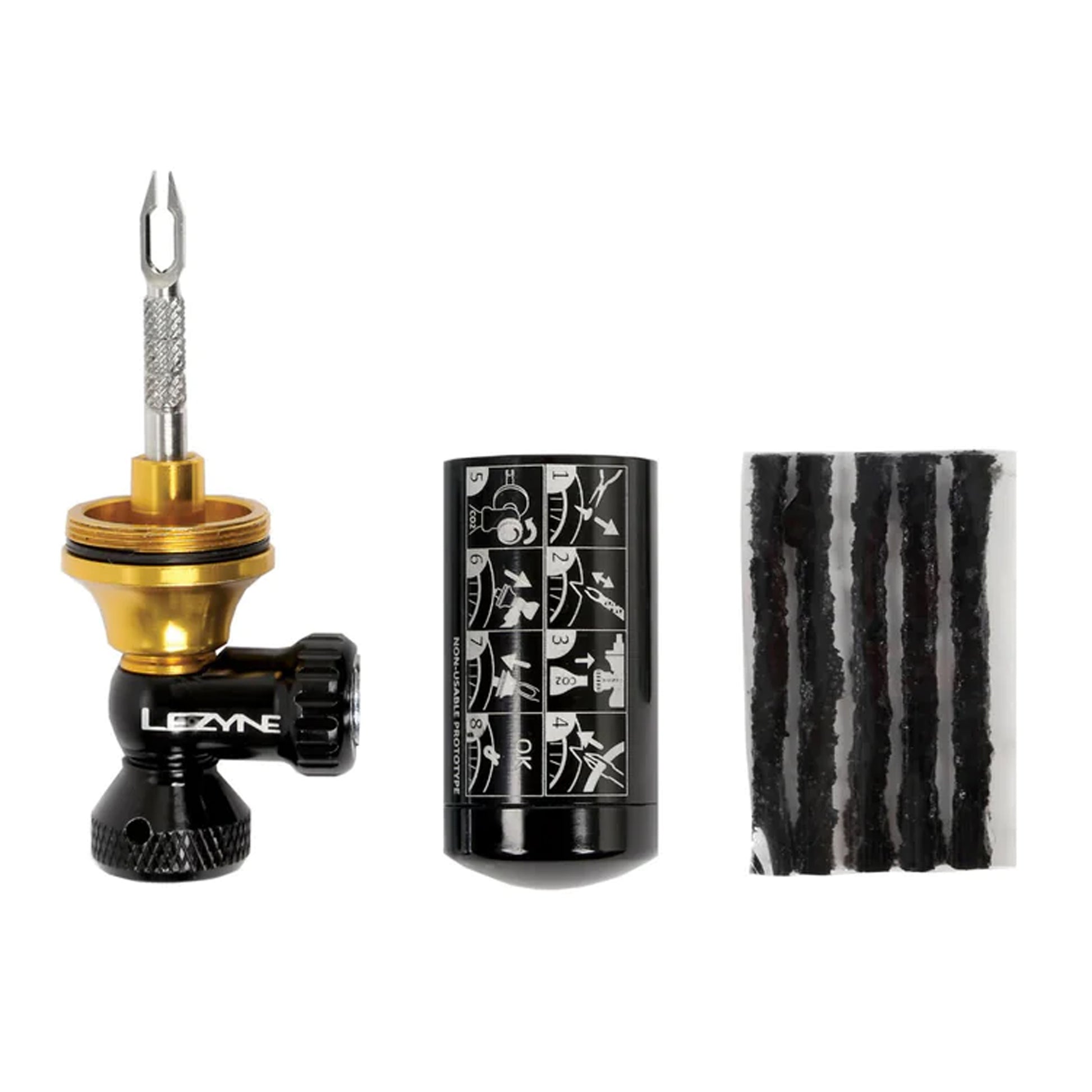 Lezyne CO2 Blaster Inflater and Tubeless Repair Kit without Cartridges