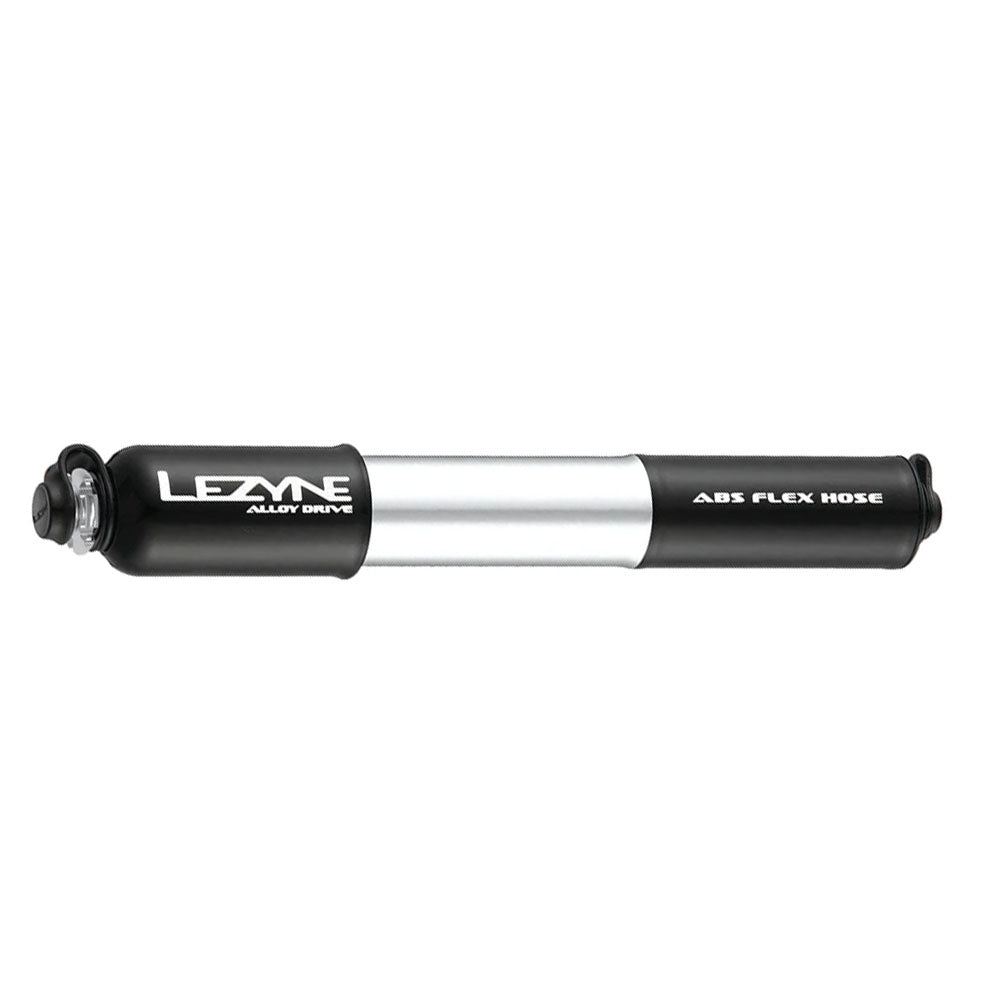 Lezyne ABS Alloy Drive Frame Pump Medium: Black/Polished Silver