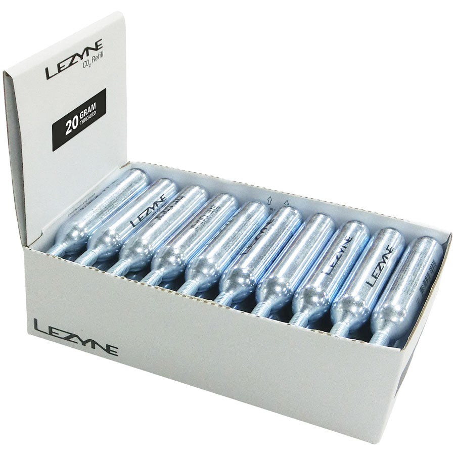 Lezyne 16g CO2 Cartridge Display Box of 30