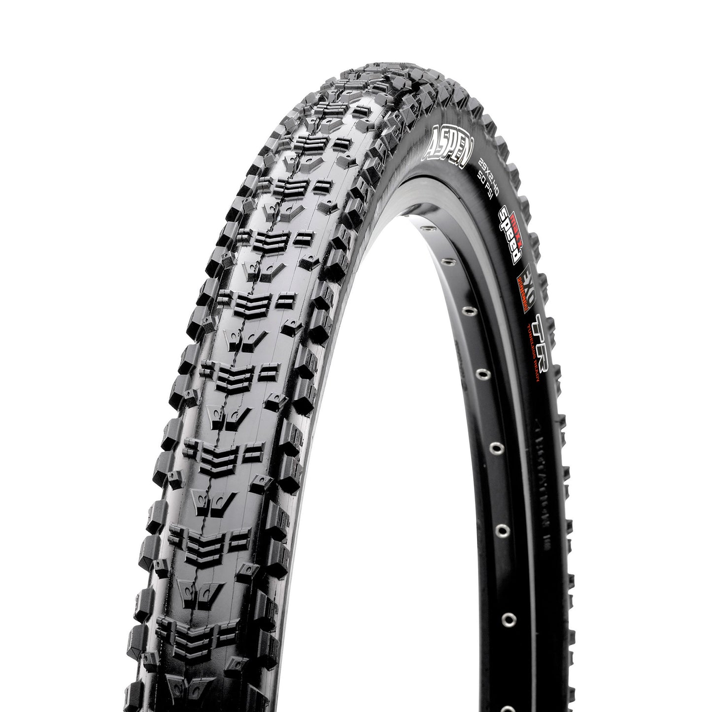Maxxis Aspen Tire - 29 x 2.4 Tubeless Folding BLK MaxxSpeed EXO Wide Trail E-25