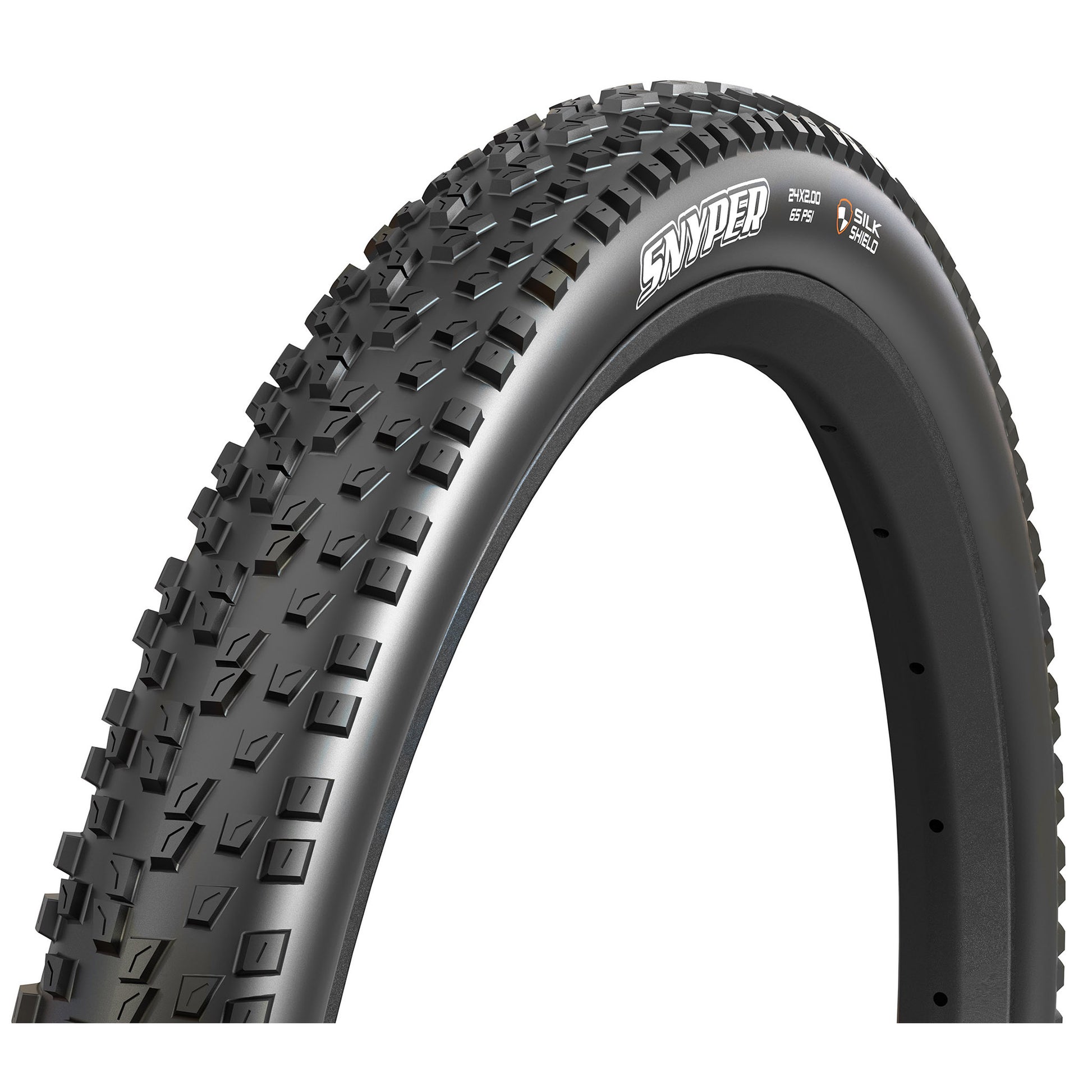 Maxxis Snyper Tire - 24 x 2 Clincher Folding Black Dual SilkShield