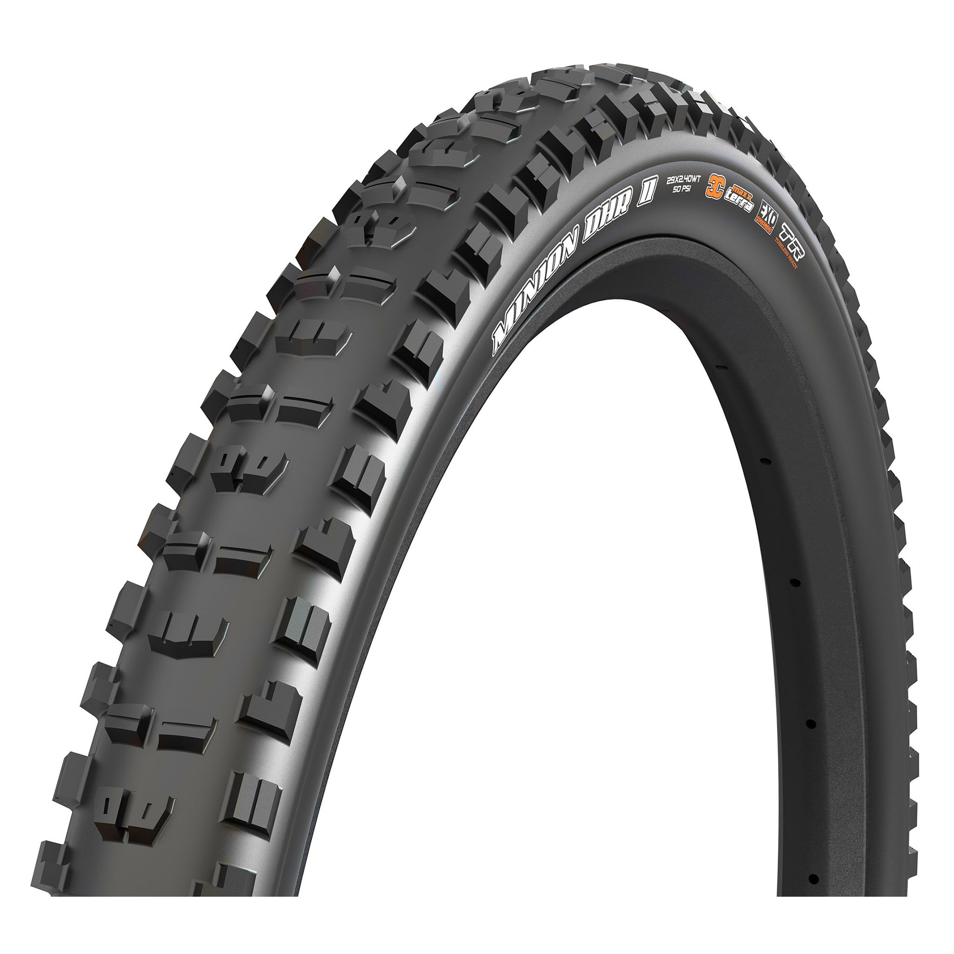 Maxxis Minion DHR II Tire - 29 x 2.4 Tubeless Folding BLK Dual EXO Wide Trail