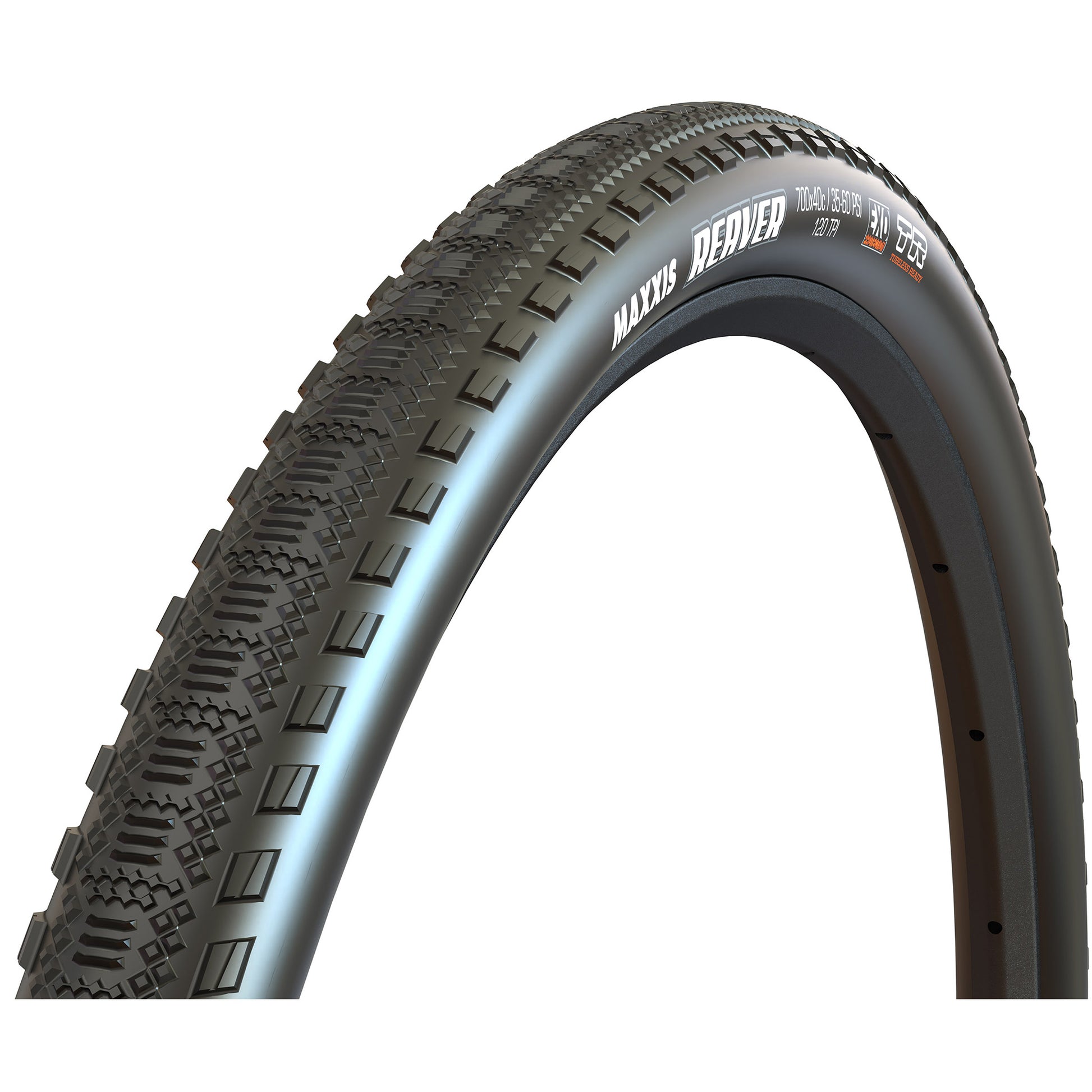 Maxxis Reaver Tire - 700 x 45 Tubeless Folding Black Dual EXO
