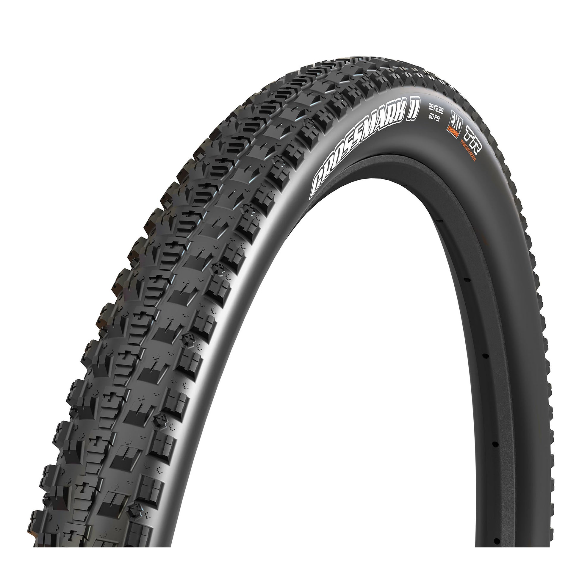 Maxxis Crossmark II Tire - 29 x 2.25 Folding Tubeless Black Dual EXO
