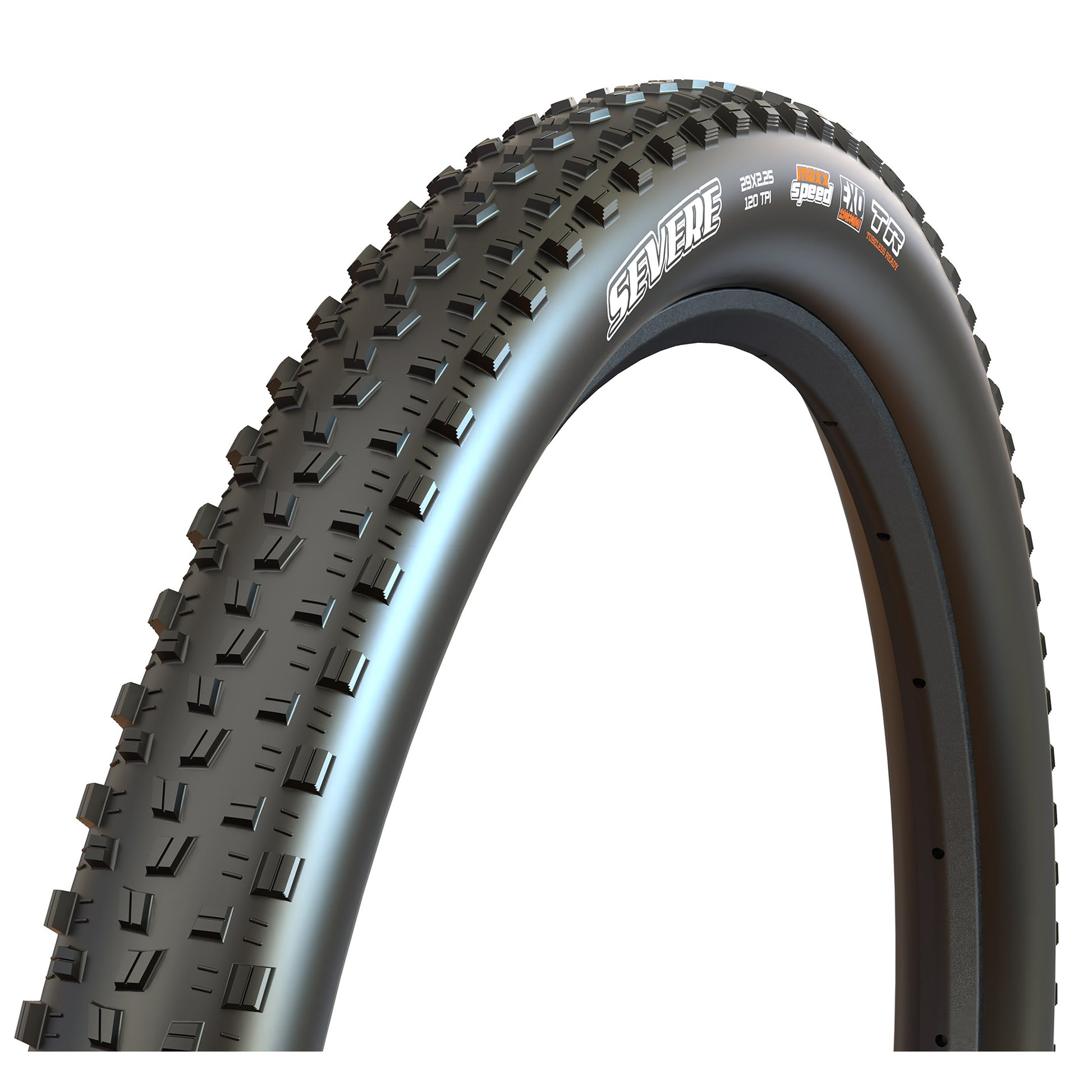 Maxxis Severe Tire - 29 x 2.25 Tubeless Folding Black MaxxSpeed EXO E-25