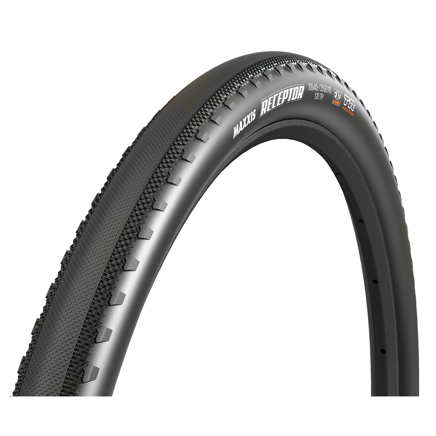 Maxxis Receptor Tire - 700 x 40 Tubeless Folding Black EXO