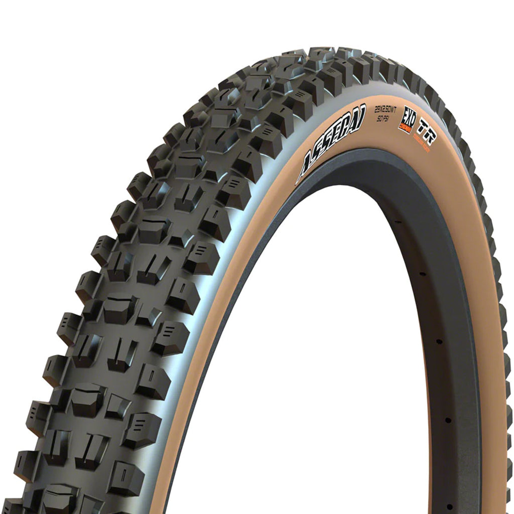 Maxxis Assegai Tire - 29 x 2.5 Tubeless Folding Tan EXO Wide Trail