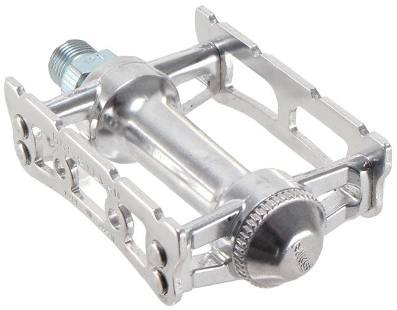 MKS Sylvan Track Pedals - Aluminum 9/16" Silver