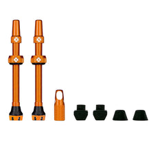 Muc-Off V2 Tubeless Valve Kit - Orange 60mm Pair