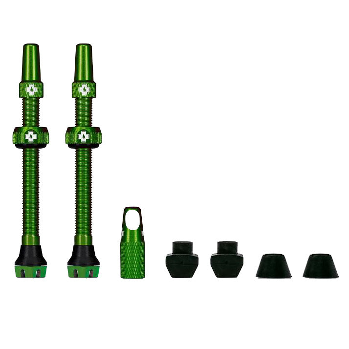 Muc-Off V2 Tubeless Valve Kit - Green 44mm Pair