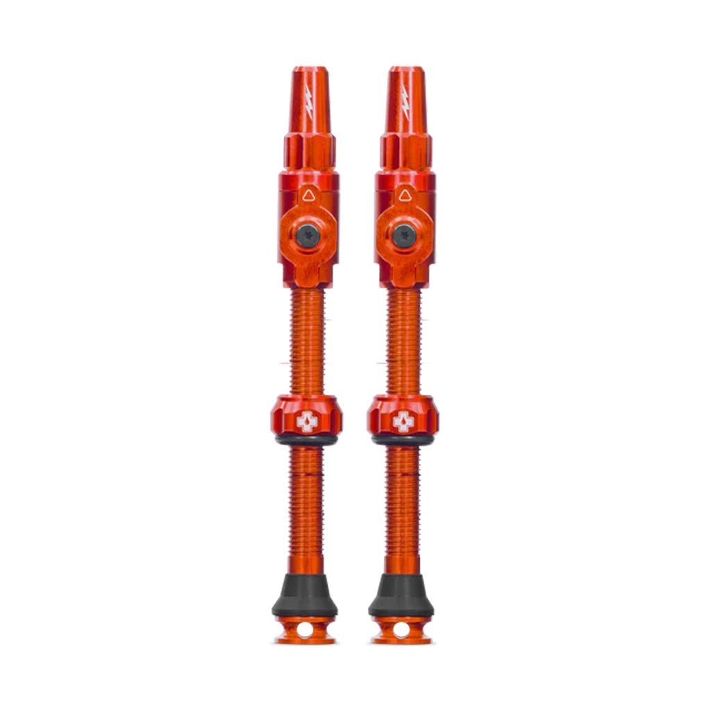 Muc-Off Big Bore Lite Tubeless Valve Stems - Medium 35mm -Orange