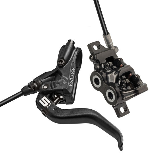 Magura MT5 Disc Brake and Lever - Front or Rear Hydraulic Post Mount Black