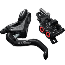 Magura MT5 HC Disc Brake Lever -  Front Rear Hydraulic Post Mount BLK/Neon Red