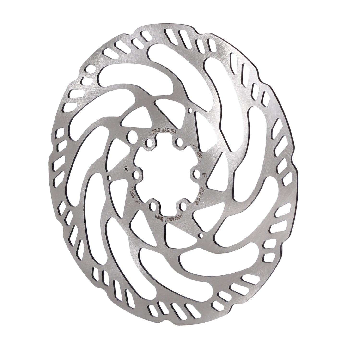 Magura MDR-C Disc Brake Rotor - 180mm 6-Bolt eBike Optimized Silver