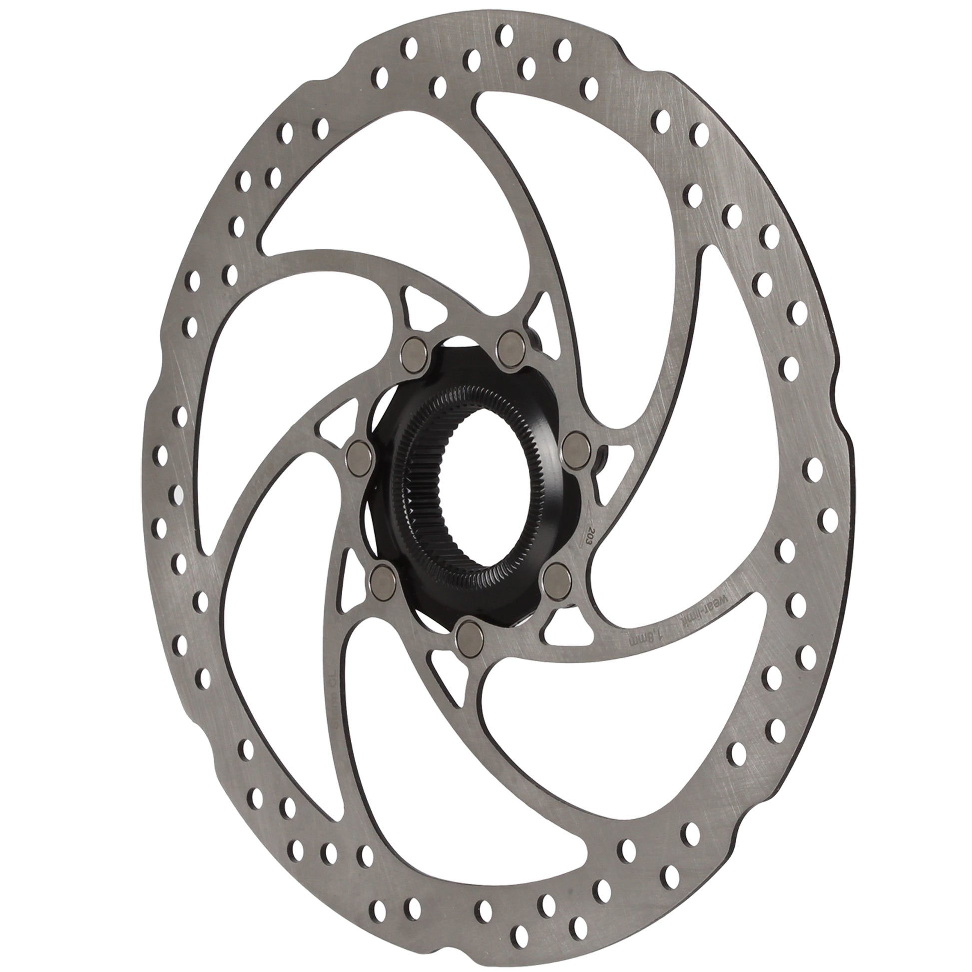 Magura Storm CL Disc Brake Rotor - 203mm Center Lock For Thru-Axle Hub Silver